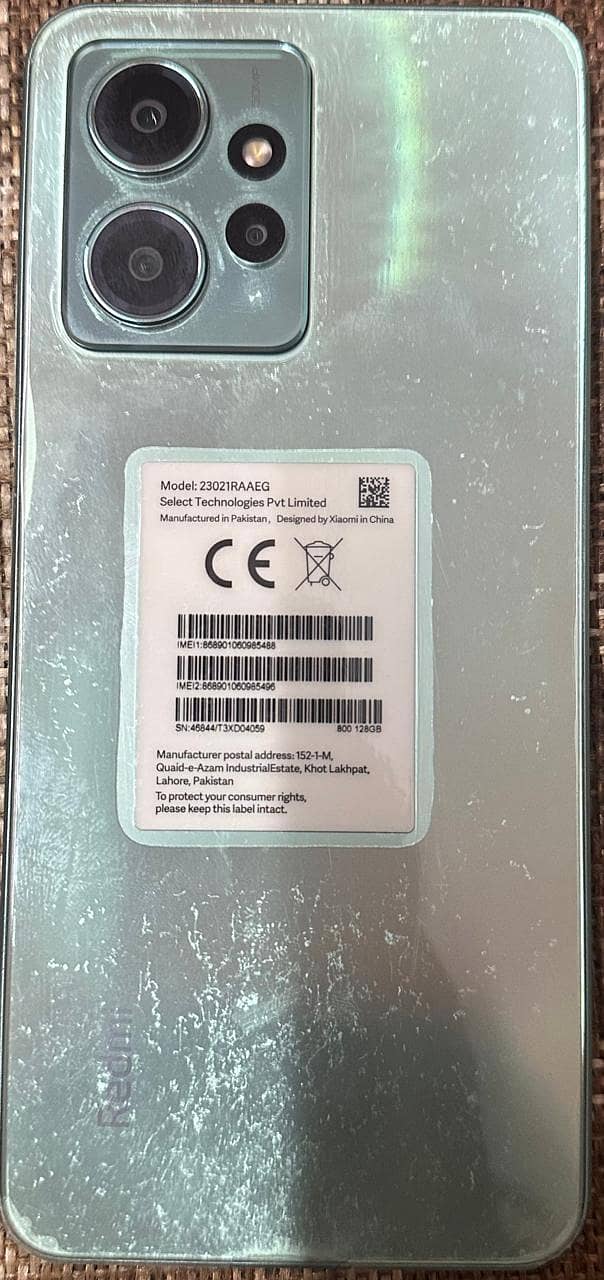 Xiaomi redmi note 12 1