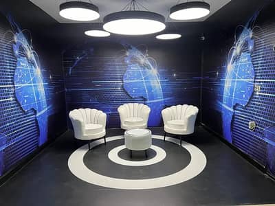 3 sofas and small table (no brand)