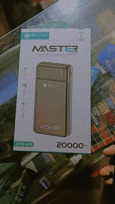 20000 MAH POWER BANK FULL NEW SOVO MASTER COMPANY 1 YEAR WARRANTY
