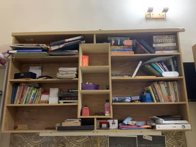 Study/Computer table cum Work station with Shelves