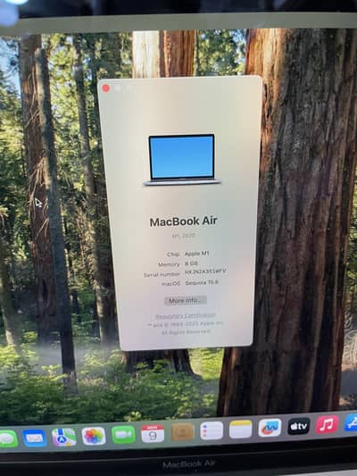 macbook air M1 16/256gb 10/10