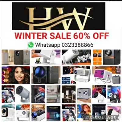 Winter Sale 60%  All Fud hd 4k 8k Android multimedia smart projector