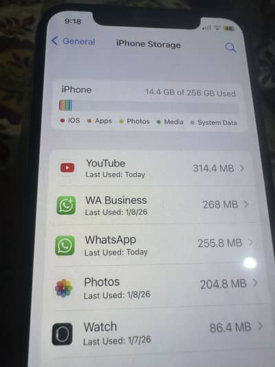 iPhone X PTA 256GB