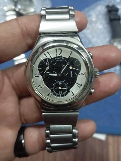 vintage Swatch Irony Chrono DOUBLE LEVEL YCS109