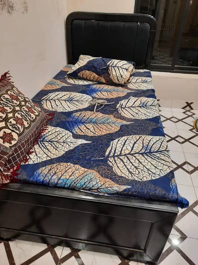 Single Bed with Mattress for Sale – Good Condition