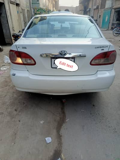 Toyota Corolla xli 2007 model