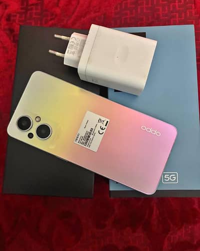 oppo f21 pro 5g 8+128 box+ charger official approv  exchange posbl