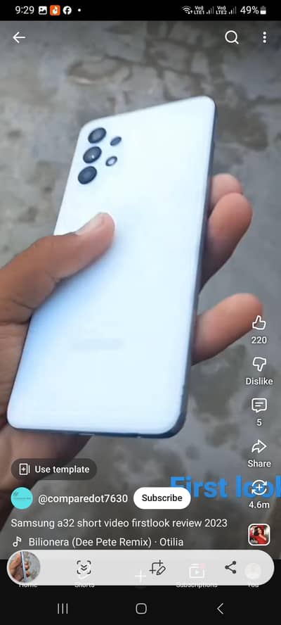 samsung A32 mobile in Lush condition