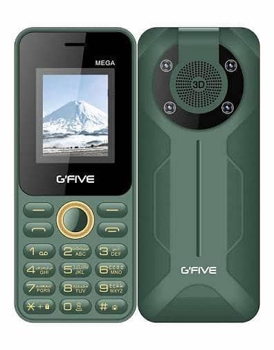G Five Mega PTA approved Lifetime Warranty Keypad Phone