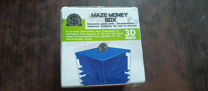 Maze money box