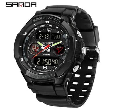 Sanda Outdoor Sports Mountaineering Men's Waterproof Watch