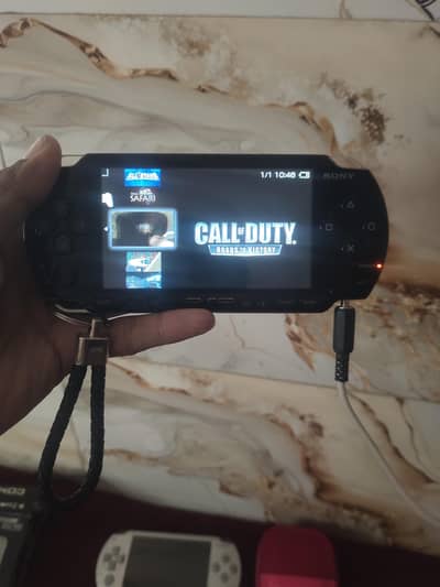 PSP fat fresh 1000 model jelbreak 32gb memory card 40 games install