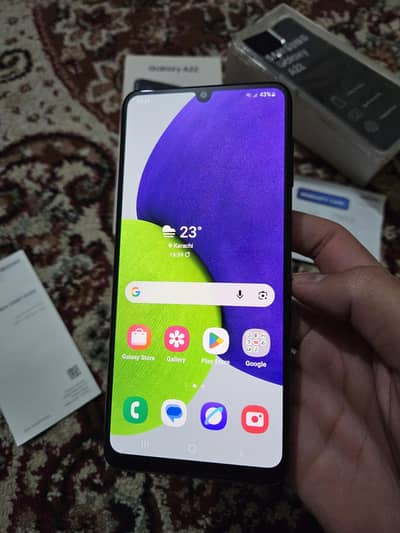 Galaxy A22 6/128GB with box gaming phone super amoled 90hz display pta