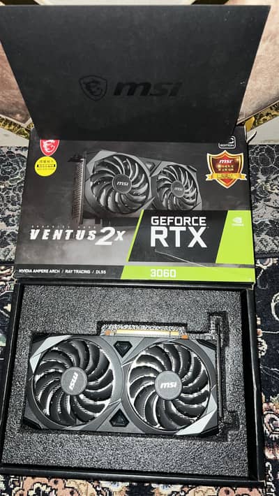 MSI GeForce RTX 3060 Ventus 2X OC (12GB) - Like New / Box Pack