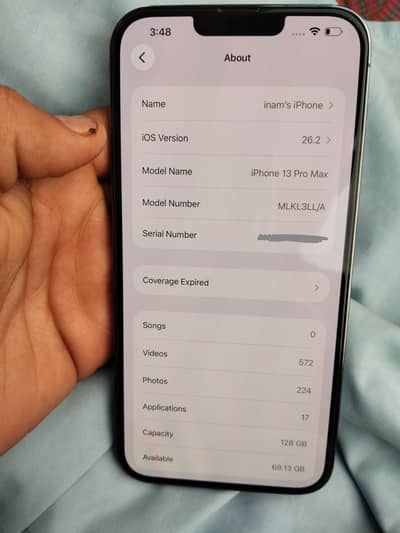 13pro max parpal colar better health 100.10/10condion