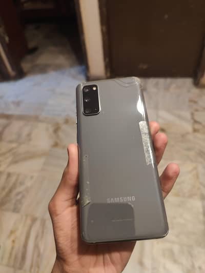 Samsung s20 panel damage 12/128gb Non pta on piece