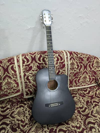 Black Fender Guitar Acoustic