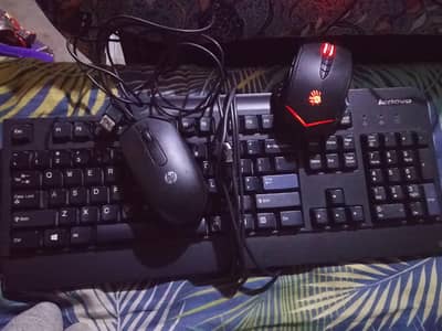 2 mouse bloody and HP with keyboard HP