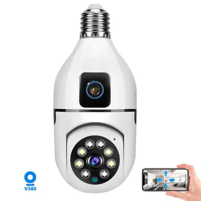 DOUBLE LENS WIFI CAMERA AVAILABLE  WITH SD CARD