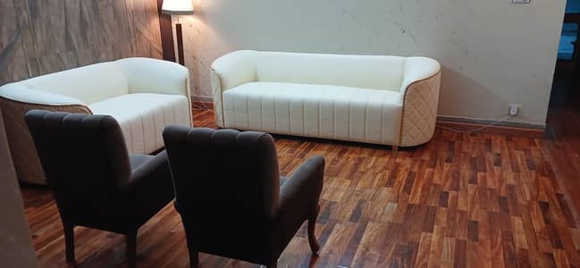5 Seater Leather Sofa Set