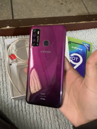 infinix hot 9 4gb64gb for sale 03246602625