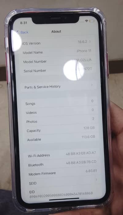IPHONE 11 NON PTA JV 128 GB