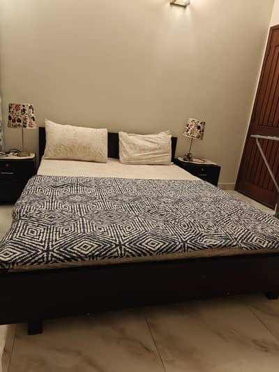 Queen Size Bed + Side tables