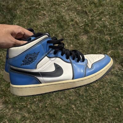 Nike Air jordan 1 mid signal blue for sale