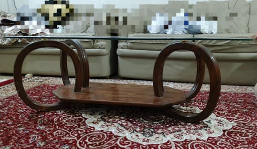 Table along with 2 side tables