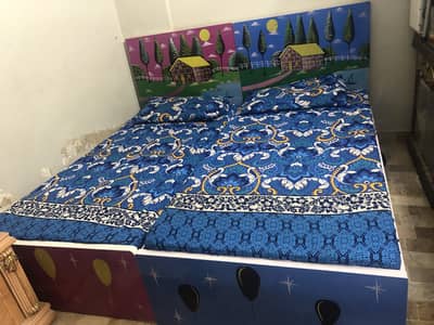 2 single beds for sale cheap price urgent sale