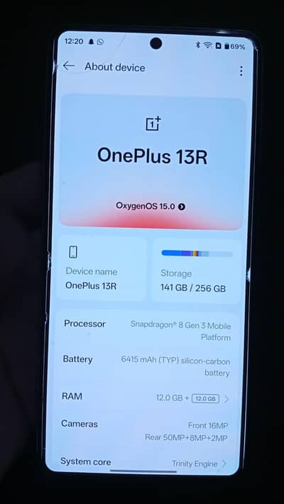 OnePlus 13r/Ace5 gaming phone With 100% original charger and box