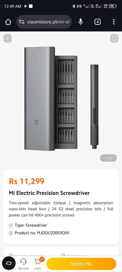 Mi Electric Precision Screwdriver
