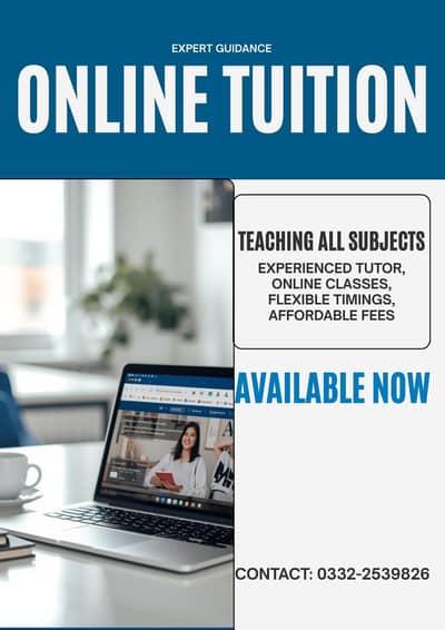 Online Tution available