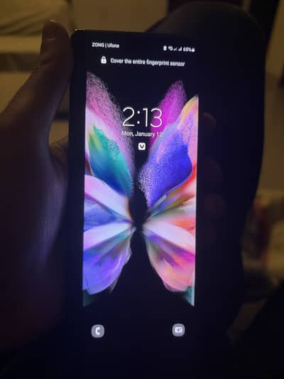Samsung Galaxy Z Fold 3 Fully Working – Front Glass Cracked