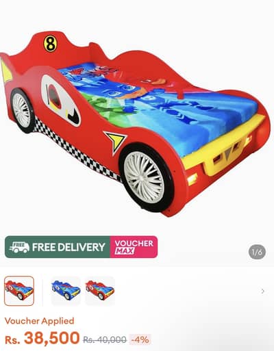 Total new kids bed available orignal price is 40,000 selling cheap