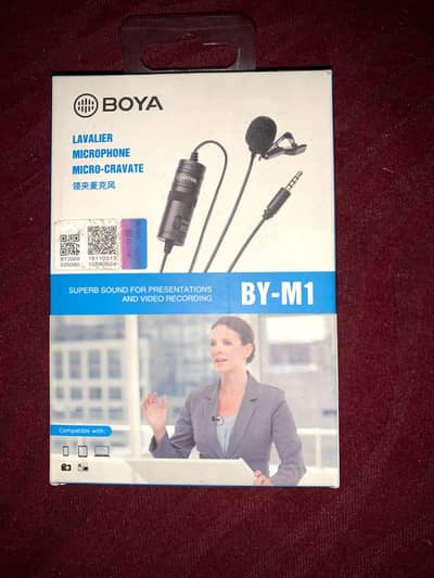 Original BOYA BY-M1 Lavalier Microphone