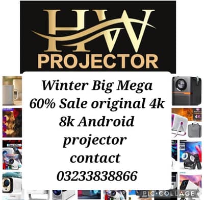 FULL HD 4K 8K ANDROID ORIGINAL MULIYMEDIA PROJECTOR CINEMA