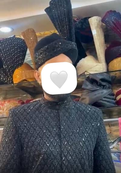 Groom sherwani with kulla for sale