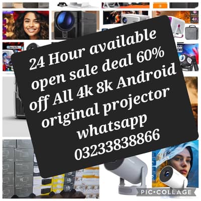 FULL HD 4K 8K ANDROID ORIGINAL PROJECTOR MULIYMEDIA SMART MINI