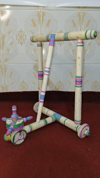 baby walker traditional  solid wood