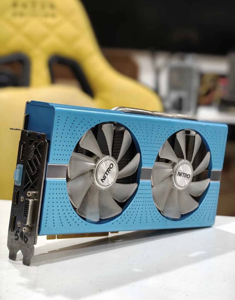 Scheda Grafica RX590 8GB GDDR5 256Bit | Dual Fan, Frequenza 1460 MHz | Per PC Gaming Desktop