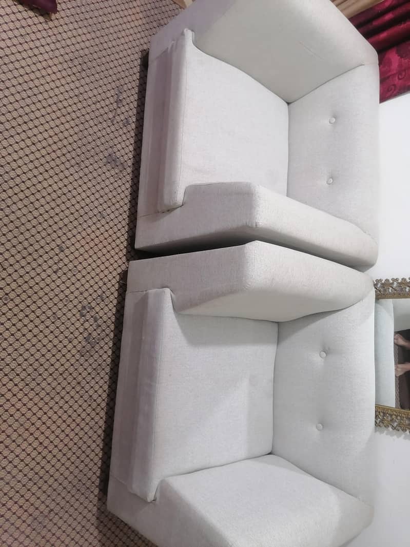 Two Fabric Sofas 1