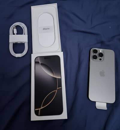 iPhone 16 Pro Max 256GB Non-PTA | 100% Battery