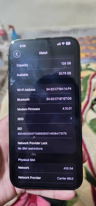 Space black 128Gb Iphone 14 pro max