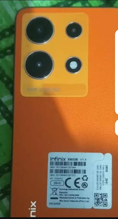 Infinix note 30 8+8 256