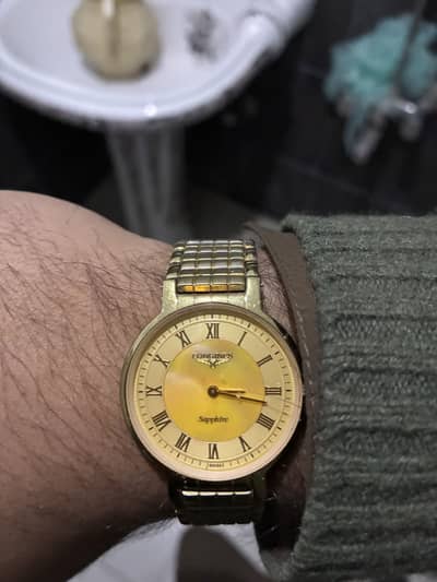 Gold plated watch 1900s watch