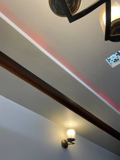 Complete Chandelier & Wall Globe Set – 5 Light Fanoos + 4 Wall Lights