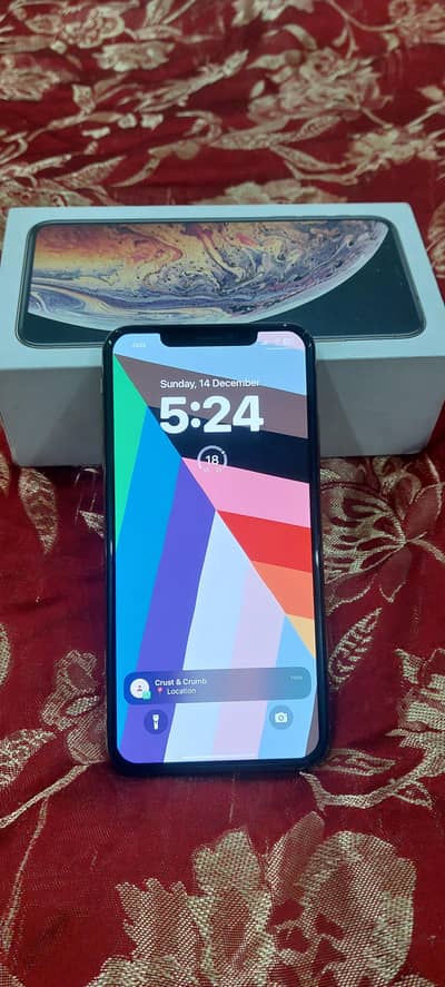 iphone xsmax duel sim physical pta approved with box