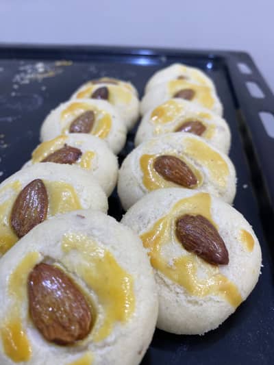 Homemade fresh nan khatai biscuits