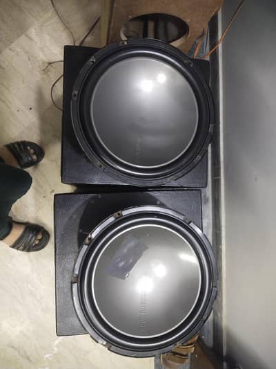 x metal bass 10inch pair subwoofer